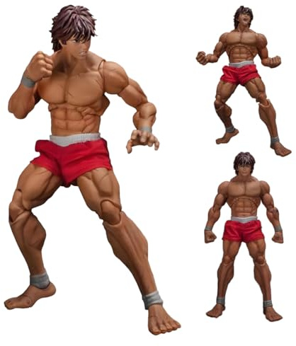 Zhongkaihua Baki Anime Figuren Baki Baki Hanma Actionfigur PVC Modell Statu Collectibles Baki Baki Hanma, 1/12 Actionfigur Sammlerstücke Ornamente, 17 cm