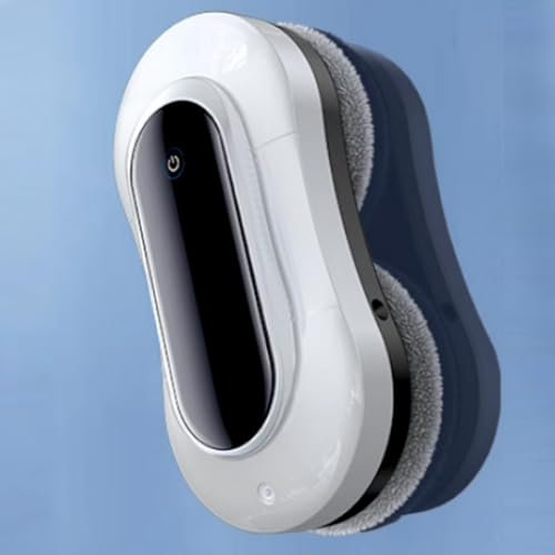 Robot Lavavetri, Robot Lavavetri Automatico Con 4 Spruzzi D'Acqua, Aspirapolvere Robot, Kit Di Pulizia Intelligente Delle Finestre Con Telecomando Per Piastrelle Di Vetro Interne/Esterne,White