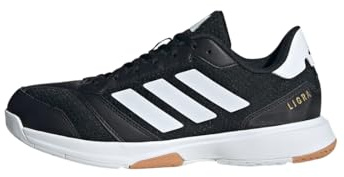 adidas Herren Ligra 8 Mens Indoor Shoes, Core Black/Cloud White/Cloud White, 42 2/3 EU
