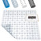 HITSLAM Tappeto Doccia Antiscivolo 53x53cm con Ventose, Tappetino Doccia antiscivolo Lavabile in Lavatrice senza BPA, Tappetino Bagno Resistente alle muffe e lavabile in lavatrice, Trasparente