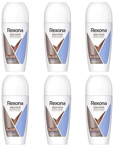6x Rexona Maximum Protection Clean Scent Deo Roll-On Anti Transpirant 48h schutz (6er Pack)