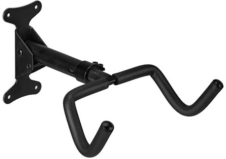 Relaxdays Soporte Bicicletas Pared, Plegable, hasta 30 kg, Garaje y Sótano, Colgador Bicis, 18 x 27 x 36 cm, Negro, Gomaespuma