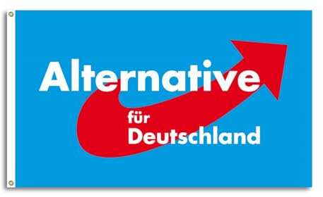 FlagShipper AFD Bandera de 150 x 90 cm, alternativa para Alemania, artículo para fans, elección del país, elección de país, elección del Partido de Alemania, elección del Partido Federal de