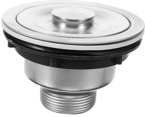 jojofuny Deep Waste Basket Strainer for Sink Drain Kitchen Sink Drain Rack Strainer Rustproof Stainless Steel