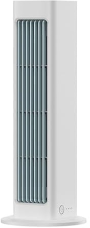 GKYQVE Tower Fan for Bedroom Standing Fan with 28dB Quiet for Sleep Remoter12H Timer 25ft/s Velocity 5 Speeds 4 Modes 90° Oscillation for Home Office Indoor (White)