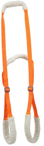 WOONEKY Verstellbare Hüftstütze Aus Korallenvlies Und Band Hundetragetuch Für Behinderte Mittelgroße Hunde Rehabilitationsgeschirr Für Treppensteigen Und Training