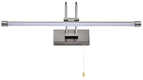 Chrome Bathroom Mirror Light with Switch Vintage Interior Wall Lamp IP44 LED Makeup Vanity Light Adjustable Arm Stylish Cabinet Lighting for Bathroom Décor