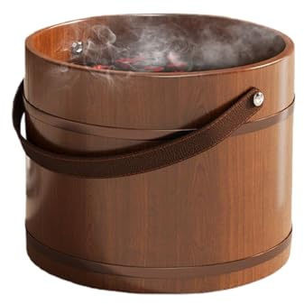 Palangana Para Baño De Pies De Madera Cuenco De Pediluvio Relajante Y De | Bañera De Remojo Para Pies De Madera Para Personas Mayores Mujeres Hombres Padre Madre