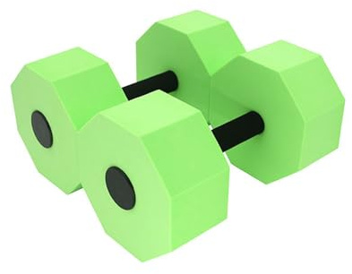 1 par de mancuernas de espuma de alta densidad para aeróbic acuático, equipo de fitness con pesas de resistencia, pesas y equipo de ejercicio acuático