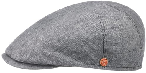 Mayser Sidney Leinen Schirmmütze Flatcap UV-Schutz 30 Handmade Made in EU Herren Sommer