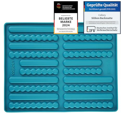 Collory® Silikon Backmatte Hundekekse Sticks (16 cm), Knabberstangen, Kaustangen als Hundesnack, Riegel, Backform Müsli Riegel, Snack für Mensch und Tier