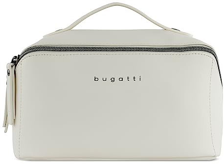 bugatti Almata Kulturbeutel Damen, Make-up-Tasche mit großer Öffnung für Reisen