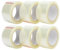 LaMar® 6x Paketklebeband Transparentband- Transportband - Mehrzweckkleber - Universalklebeband - Kleberolle für Umzugskartons - Klebeband - Kartonageband - 48mm breit 60mm lang - Versandband