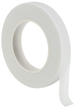 PATIKIL 30 Yardas de Cintas Florales Cinta de Papel Crepé Impermeable para Envolver Tallos de Flores Cefluvio Blanco (27 Metros)