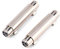 CYSFETENA 2 Stück XLR Stecker 3 Polig, Kupferkontakte Audio Mikrofon XLR Adapter für Mikrofone Mischpulte und Gitarre Audioverbindungen