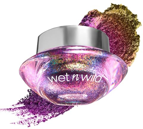 Wet n Wild Chameleon Chrome Eyeshadow Foil, Lichtreflektierende Pigmente mit Regenbogen-Effekt, Selbsthaftende, Verblendbare Formel, Matrix Moves
