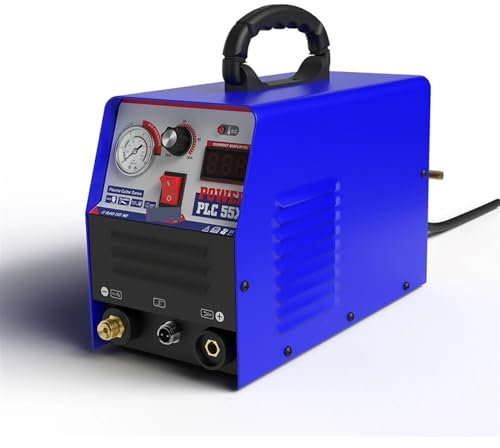 Cortadora De Plasma, Cortadora de Plasma Plasmargon, máquina cortadora de aire 55X, maquinaria for corte de metales IGBT de baja frecuencia CNC 55A,PortáTil y FáCil de Configurar
