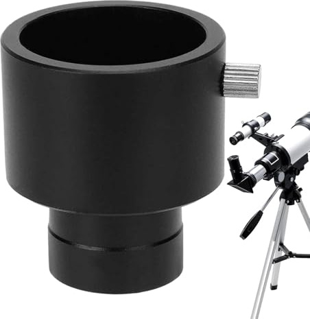 Adaptateur télescope astronomique - Tube d'extension télescopique - Tube d'extension monté de 0,965 à 1,25 pouces - Accessoires télescopiques légers en métal - Interfaces - Fournitures pour lentille