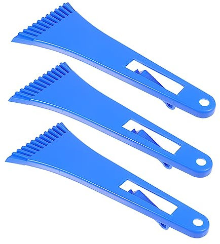 BEBEMOKO 3pcs Ice Scrapers Refrigerator Ice Shovel Remover Cleaning Tools for Deicing Shovel and Snow Removal Machine