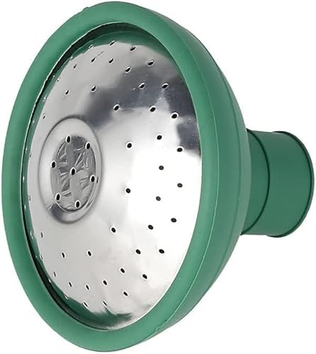 Green Universal Garden Watering Can Rose Head Water Sprinkler Sprayer Fit All Watering Can Rose Watering Can Spout Cover Nozzle Replacement Gardening Watering Equipment