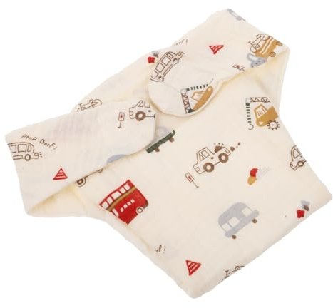 DECOMELODY Baumwoll Babywindelhose Für Babys Verstellbar Waschbar Wiederverwendbar Atmungsaktiv Komfort Stoffwindel Reise Geeignet
