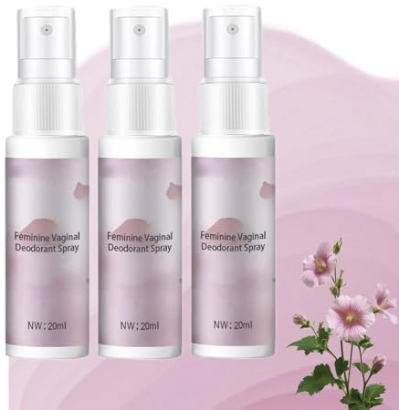 3pezzi Deodorante Intimos Donna Spray, Profumo Intimos Donna, Feminuine Vaginal Deodorants Spary, Spray Per La Cura Vaginale Femminile, Per Alleviare Odori E Prurito, Freschezza Duratura