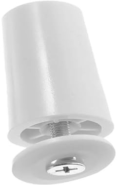 Lasitech 8 topes de plástico Blanco for persianas, Lisos y compactos, for reparación enrollables, Accesorios for Cortinas, Piezas Tope Ventana