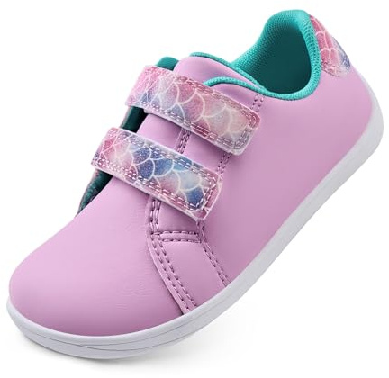 IceUnicorn Unisexe Enfants Chaussures Garçons Filles Pieds Nus Large Confortables Légères (Violet Poissons Balances,29 EU)