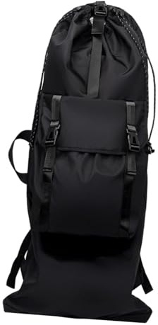 Homyl Skateboard Rucksack Skateboard Tasche Longboard Schultertasche Wasserdicht Ergonomisch Reflektierend für Outdoor Alltag Sport Damen Herren