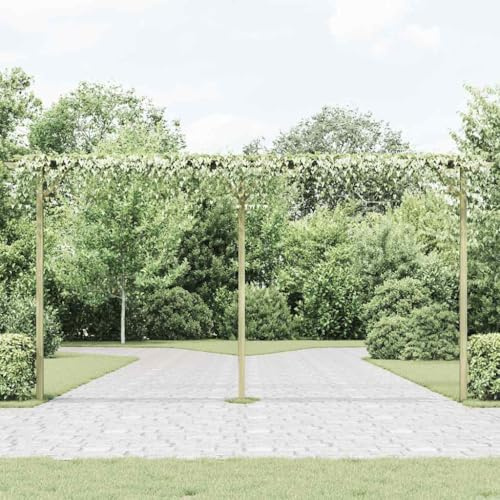 Générique Pergola de Jardin 410 x 40 x 203 cm Bois,Vie en extérieur,Structures extérieures,Arches, treillages & pergolas de Jardin,41664