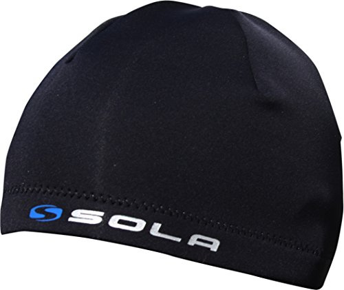 Sola Unisex's 2mm Superstretch Neoprene Beanie, Black, Small/Medium
