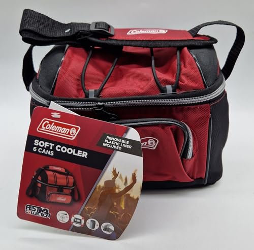 Coleman Kühltasche Kühler für 6 Dosen 5,8 l Fassungsvermögen