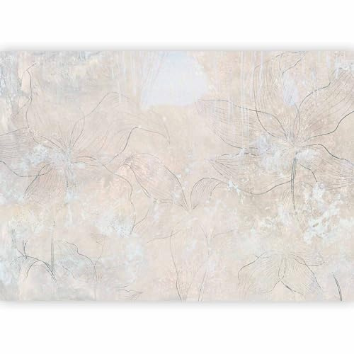 murando - Carta da Parati Adesiva Moderna per Soggiorno, Foglie, 490x350 cm | Fotomurale Autoadesiva, Pellicola Murales, Decorazione da Muro XXL, Poster Giganti da Parete, Astratto, Produzione Europea