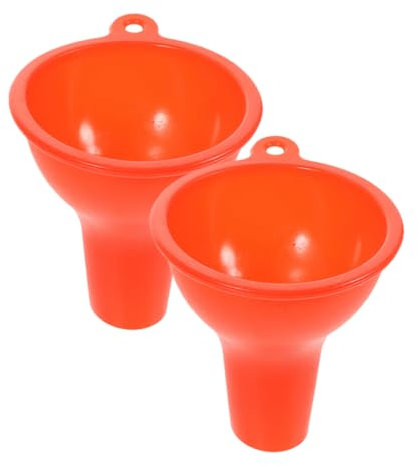 BESPORTBLE 2pezzi Imbuto in Silicone Imbuto Per Laboratorio e Alimenti Da Cucina Pratico Per Riempire Giocattoli Per Cani e Trasferire Liquidi