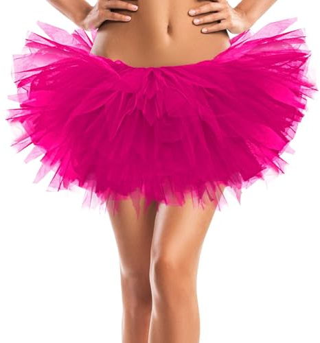 TAXTYHRE Jupe Tutu Ballet Femme pour Carnaval, Fêtes Rétro et Soirées Déguisées