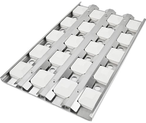 Beurbcikue 510-1025 Briquette Tray for Alfresco Artisan ARTP-32 ARTP-36 BBQ Replacement Parts for Alfresco Artisan Grill Parts AAEP-26 AAEP-32 AAEP-36 Heat Plate Flame Tamer with 20 Ceramic Briquettes