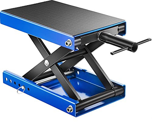 Support de montage for élévateur de moto 500 kg rouge, 360 x 220 mm, cric à ciseaux manuel for moto, support de montage for moto 1100 lb, élévateur de moto en acier pliable avec accessoires Pour la ma