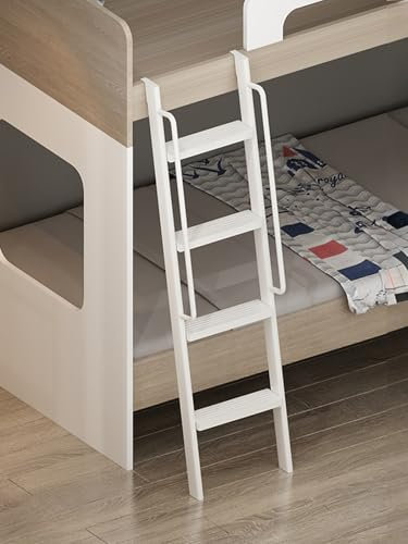Échelle de rechange pour lit superposé avec poignée et marches larges, échelle en métal antidérapante pour lit de camping-car, solution d'escalade sécurisée
