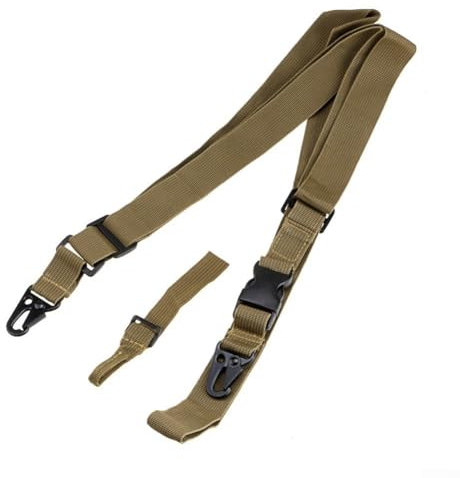 Sangle de chasse avec 3 points de réglage et libération rapide pour un positionnement optimal du bras (Kaki)