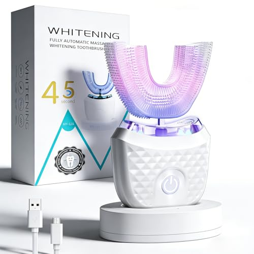 Spazzolino da denti automatico ad ultrasuoni, sbiancamento dei denti con timer