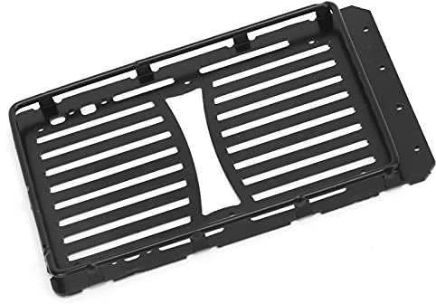 SPYMINNPOO Sturdy Metal Roof Rack for RC Car, Attractive Detail Emphasizer for Wrangler/Axial SCX24, Portable Iron Black Luggage Carrier 3.9 X 2.6 X 0.3in