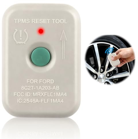 TPMS 19 Reset Sensor Tool, Relearn Programming Monitoring Activation Tire Pressure Monitor Automotive System Tool Car Tyre Pressure Sensor Reset Transmitter TPMS19 2020 Edition for Ford(8C2Z-1A203-AB)