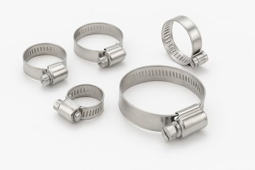 Schlauchschelle 35-50 mm (10 Stück) V2a W4 edelstahl schlauchklemme rohrschelle schlauchschelle rostfrei