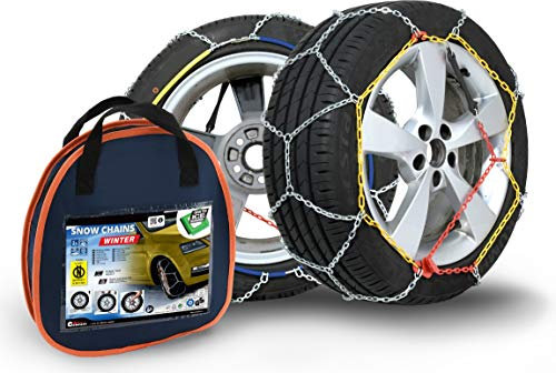 COMPASS Schneeketten Winter für Reifen 225/55 R18 ÖNORM, TÜV geprüft (x130) 1 Paar