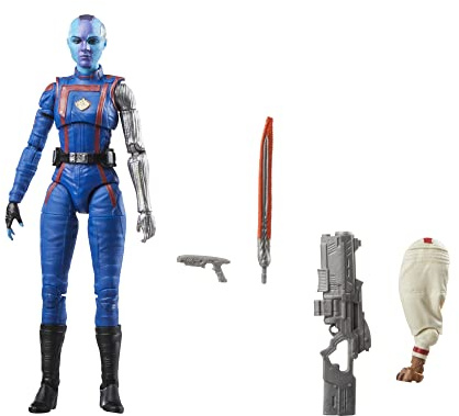 Marvel Legends Series Marvel's Nebula, 15 cm große Action-Figur zu Guardians of the Galaxy Vol. 3 | Marvel Legends Guardians Of The Galaxy Actionfigur BAF Cosmo - Nebula, 15,2 cm