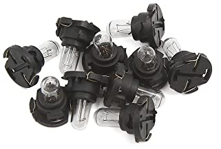 A ABSOPRO Lampadine T4.7 LED Interno Cruscotto Indicatore Lato Giallo Luce Set 10