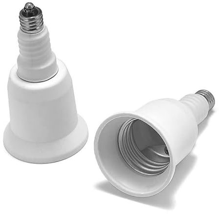 YKFengYan Fengyan Bulbi Domestici 50pcs E11 a E17 alla Vite E26 GUIDATO Lampadina Estendere Il convertitore del Supporto della Lampada dell'estensione E11 su Adattatore della Presa della Lampada E26