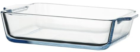 BRIGHTFUFU Glas-backform in Restaurantqualität – Doppelgriff Hohe Temperaturbeständigkeit Für Kuchen Backformen Küchenbedarf Besondere Anlässe