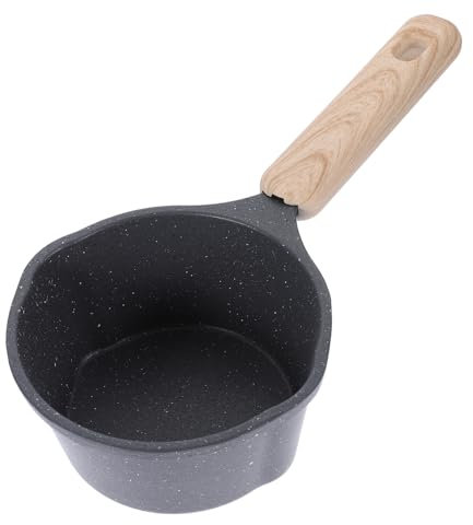 Alipis Non-Stick Pan for Cooking Mini Saucepan Handle for Sauce Pans and Butter Melting for Small Kitchens