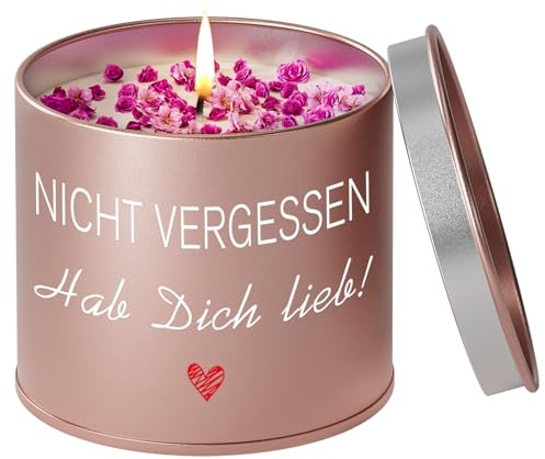 TheGiffter Geschenk für Frauen Freundin,9oz Duftkerzen Freundin Geburtstag | Beste Freundin Geschenke Geburtstag Ich liebe Dich Weihnachten Geschenk für Mama Schwester Ehefrau
